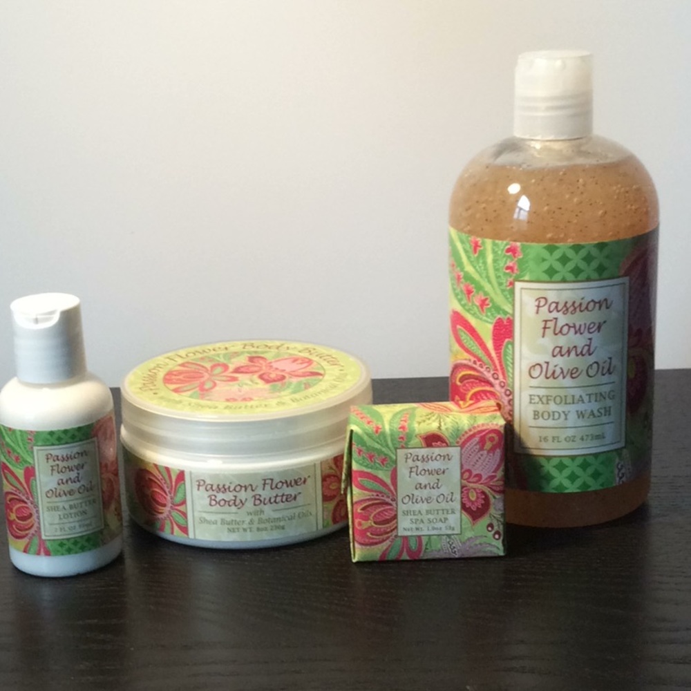 Greenwich Bay Passion Flower & Olive Oil Body Set